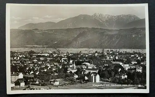 Klagenfurt Hochobir vom Kreuzberg Stadt Gebirge Kärnten Österreich 402382 TH