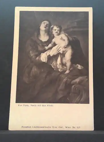 Van Dyck Maria mit dem Kinde Gemälde JW 650459 C