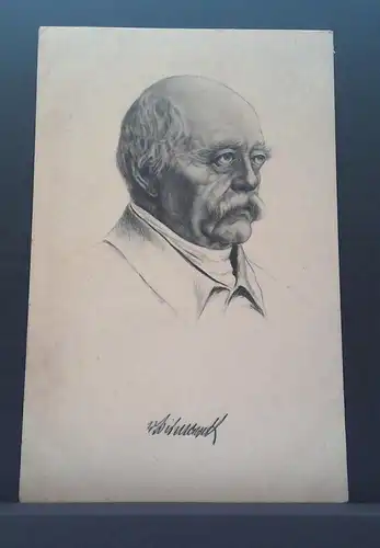 Otto von Bismarck Augen Porträt Gemälde JW 500241 C