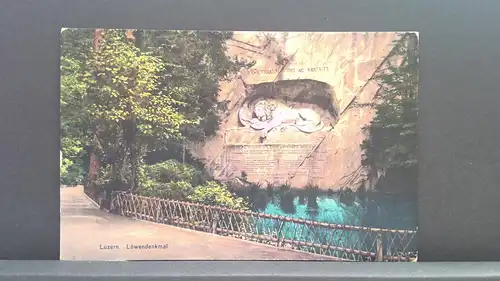 Luzern Schweiz Löwendenkmal JW 650397 C