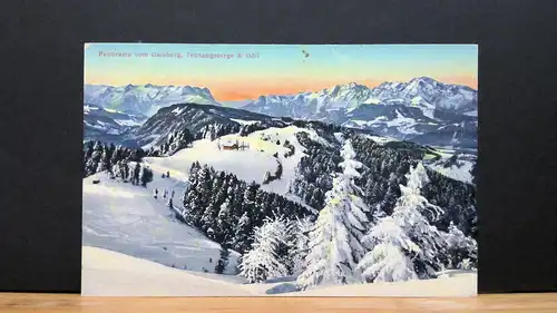 Panorama vom Gaisberg Tennengebirge  & Göll Gemälde JW 650335 C