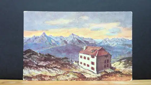 Stöhrhaus auf dem Untersberg Gemälde JW 650315 C