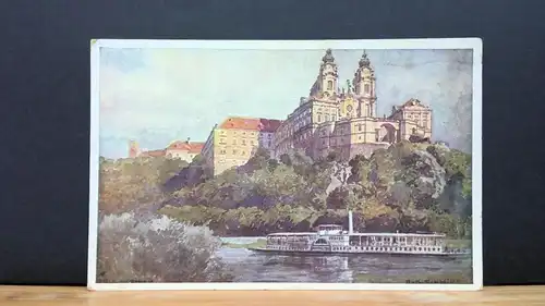 Melk Schiff Donau-Dampfschiffahrts-Gesellschaft Wien Gemälde JW 650294 C