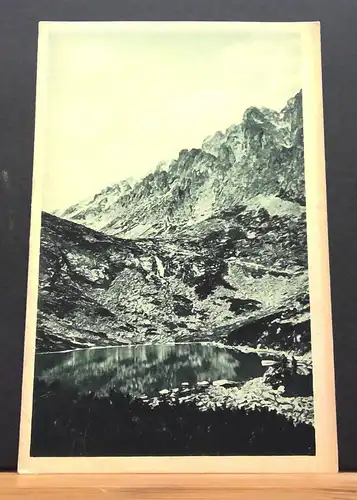 Hohe Tatra Felker See mit dem Ewigen Regen und Granantenwand JW 650468 C