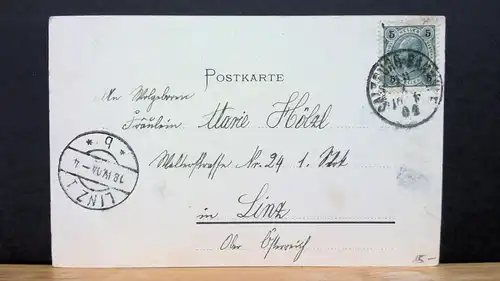 Salzburg Blick gegen Mülln Gemälde JW 650096 C