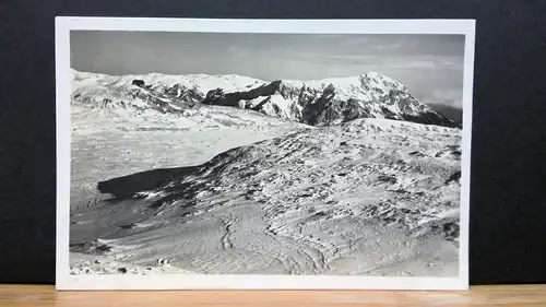 Schutzhaus des ÖGV Schauerkogel Schneealpe gegen Rax JW 650408 C