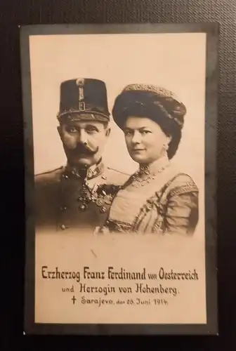 Erzherzog Franz Ferdinand Von Österreich und Herzogin Von Hohenberg 650218 Ga E