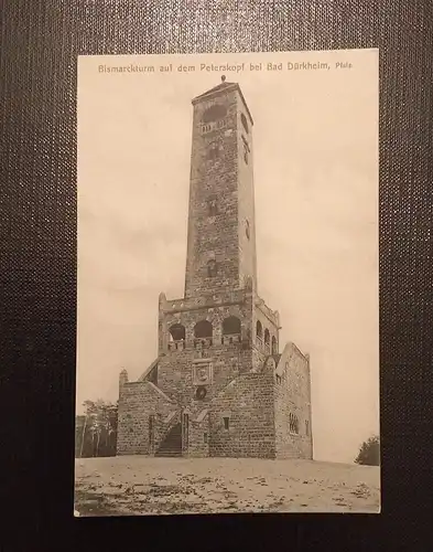 Bismarckturm Auf dem Peterskopf Bei Bad Dürkheim Pfalz 106 Ga E