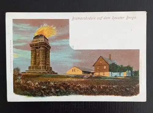 Bismarcksäule Auf Dem Reuster Berg 111 Ga E