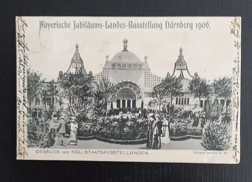 Bayrische Jubiläums Landes Ausstellung Dürnberg 1906. 0126 Ga E