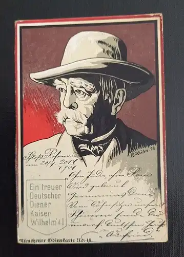 Ein Treuer Deutscher Diener Kaiser Wilhelm D.I. 0122 Ga E