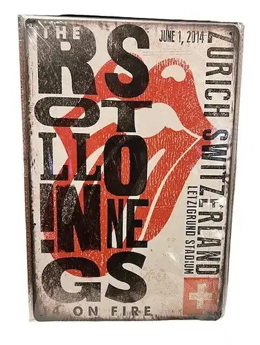 Nostalgie Vintage Retro Blechschild "The Rolling Stones" 30x20 000AE