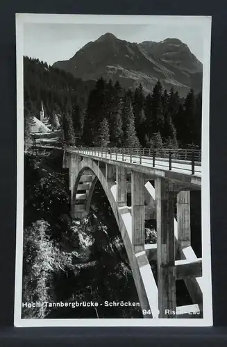 Hoch Tannbergbrücke Schröcken Risch Lau JW 402976 F