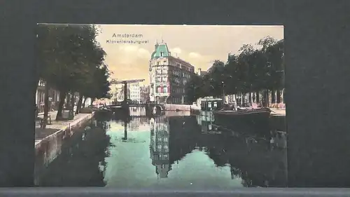 Amsterdam Kloveniersburgwal Schiffe JW 410209 F