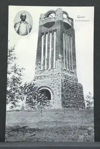 Guben Bismarckturm Denkmal JW 1235 F