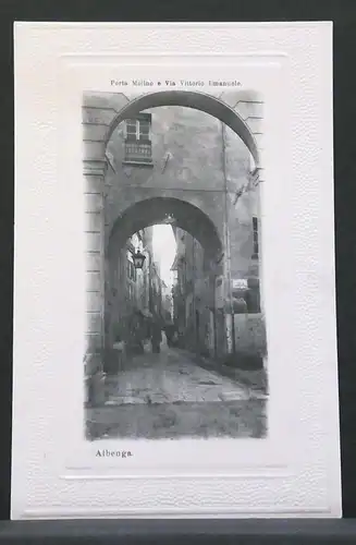 Porta Molino e Via Vittorio Emanuele Albenga JW 410195 F