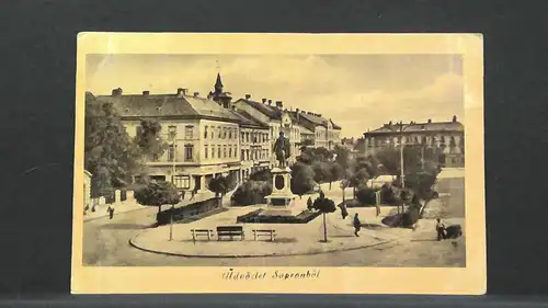 Hdvözlet Soproböl Ungarn Stadtplatz JW 410218 F