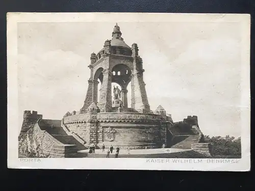 Porta - Kaiser Wilhelm Denkmal - Porta Westfalica 951 TH