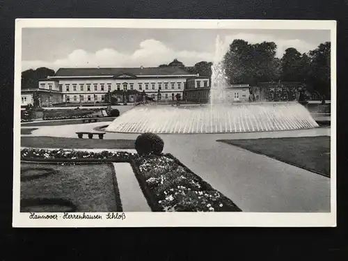 Hannover-Herrenhausen - Schloss - Springbrunnen 140456 TH