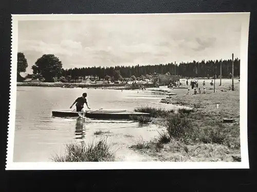 Ehrenfriedersdorf - Erzgebirge - Stauweiher Großer Teich - Ruderboot 140438 TH