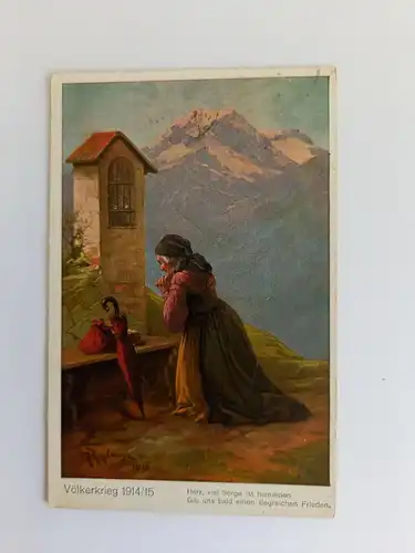 Künstlerkarte Völkerkrieg 1914/15, 140394 GR