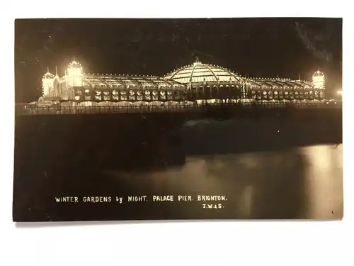 Brighton - Winter Gardens by Night - Palace Pier - Bei Nacht - England 40228 TH