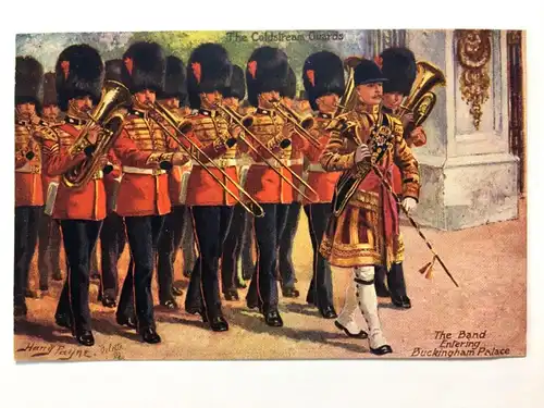 The Coldstream Guards - Band entering/Kapelle in Buckingham Palace 40182 TH