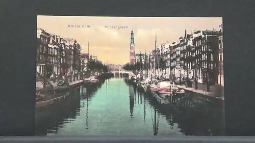 Amsterdam Prinsengracht Schiffe JW 410182 F