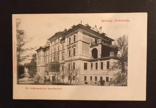 Mödling Vorderbrühl Dr.Scheimpflug Sanatorium 30004 Ga G