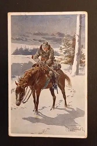 Soldat Reiter Auf Dem Pferd Krieg 600758A Ga G