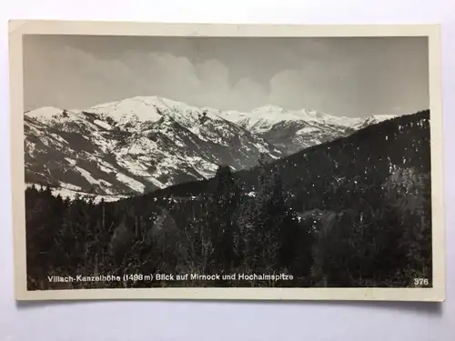 Villach-Kanzelhöhe - Blick auf Mirnock und Hochalmspitze 11029