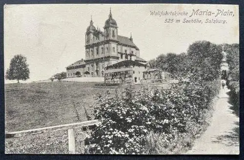 Wallfahrtskirche Maria Plain Salzburg Basilika Baum Weg Österreich 410811 TH