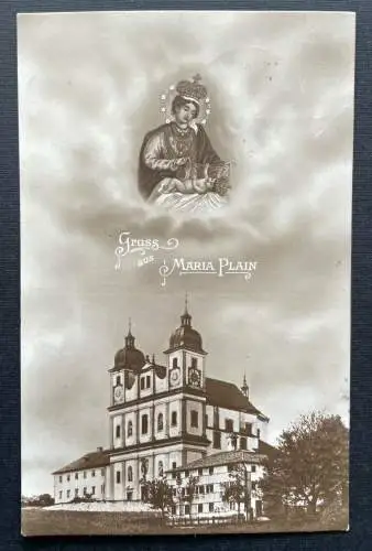 Gruss aus Maria Plain Wallfahrtskirche Basilika Salzburg Österreich 410809 TH