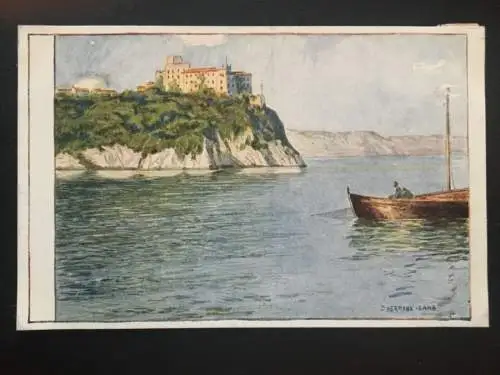 Fischerboot an der Küste (O.Hermann-Lamb) Meer Burg 270070 TH