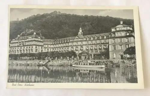 AK, Rheinland Pfalz, Bad Ems, Kurhaus (110316 BW)