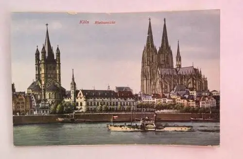 AK, NRW, Köln, Rheinansicht (40067 BW)