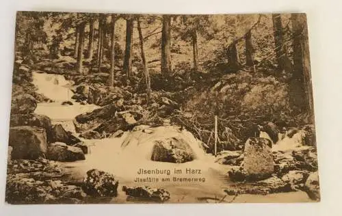 AK, Sachsen, Jisenburg, Harz, Jisefälle, Bremerweg (40046 BW)