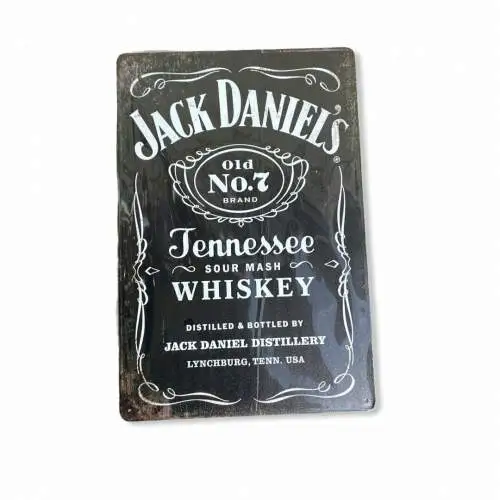 Nostalgie Retro Blechschild Whiskey Jack Daniels Tennessee 30x20 500620