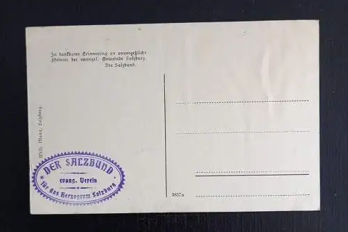 Salzburg Der Salzbund Evang.Verein 650142 G