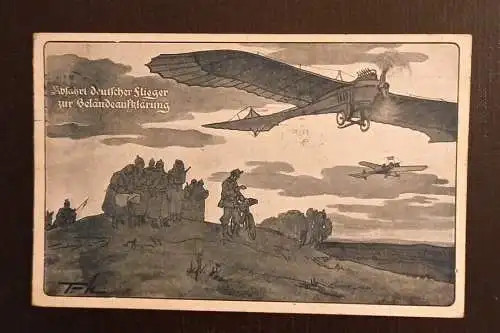 Abfahrt Deutscher Flieger Zur Geländeaufklärung 600731A Ga G