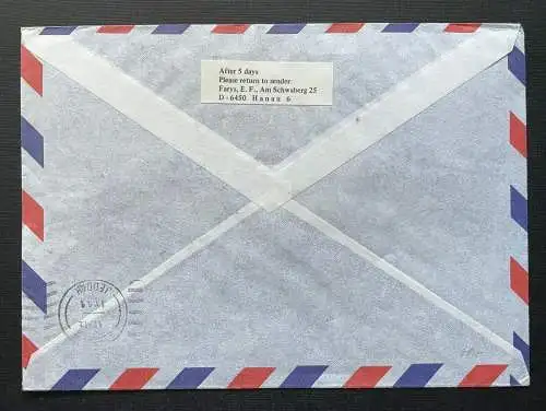 Brief Luftpost Vereinte Nationen 1400 Wien 1979 ca.16x11,5cm 410348