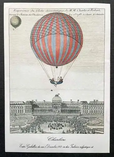 Postkarte 200 Jahre Ballonfahrt Reco 1150 Wien 1984 ca.14,7x10,4cm 410343