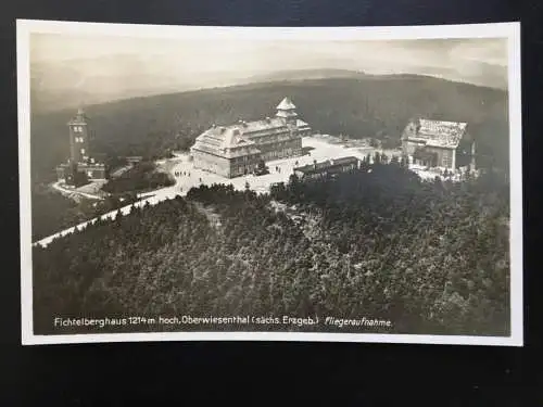 Fichtelberghaus - Oberwiesenthal - Sächs. Erzgebirge - Fliegeraufnahme 921 TH