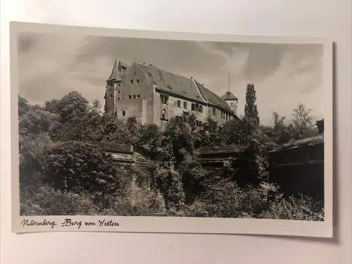 Nürnberg. Burg von Westen. 20346