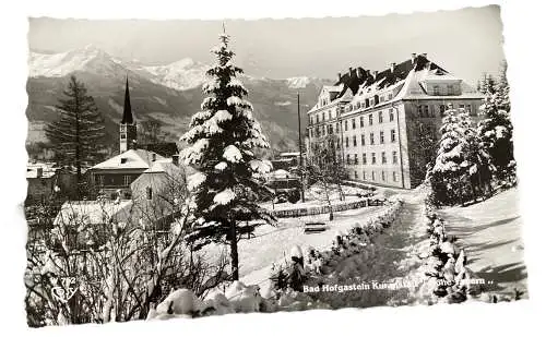 Bad Hofgastein Kuranstalt Hohe Tauern Wintermotiv 10009