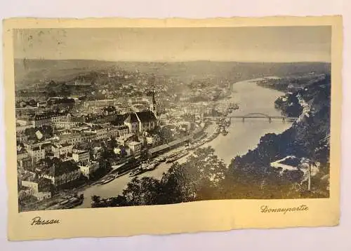 Ak, Bayern, Passau, Donaupartie (40059 BW)