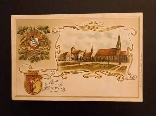 Prägekarte Altötting 165488 H