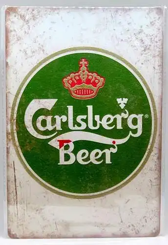 Nostalgie Vintage Retro Schild "Carlsberg Beer" 30x20 12099