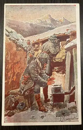 Kälteschutz Nr. 391 Soldaten im Schützengraben 80142