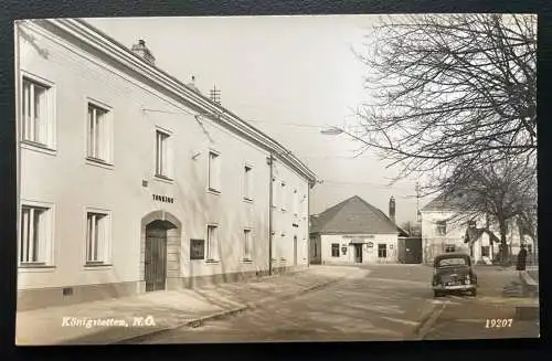 Königsstetten Haus Gebäude Auto Oldtimer Tonkino Niederösterreich 600124A TH D